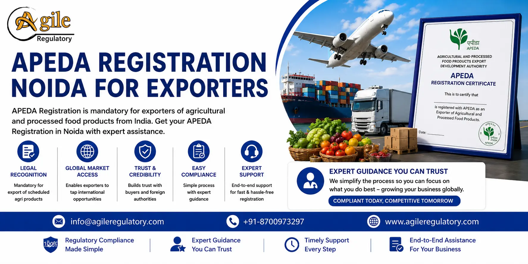 APEDA Registration Noida for Exporters