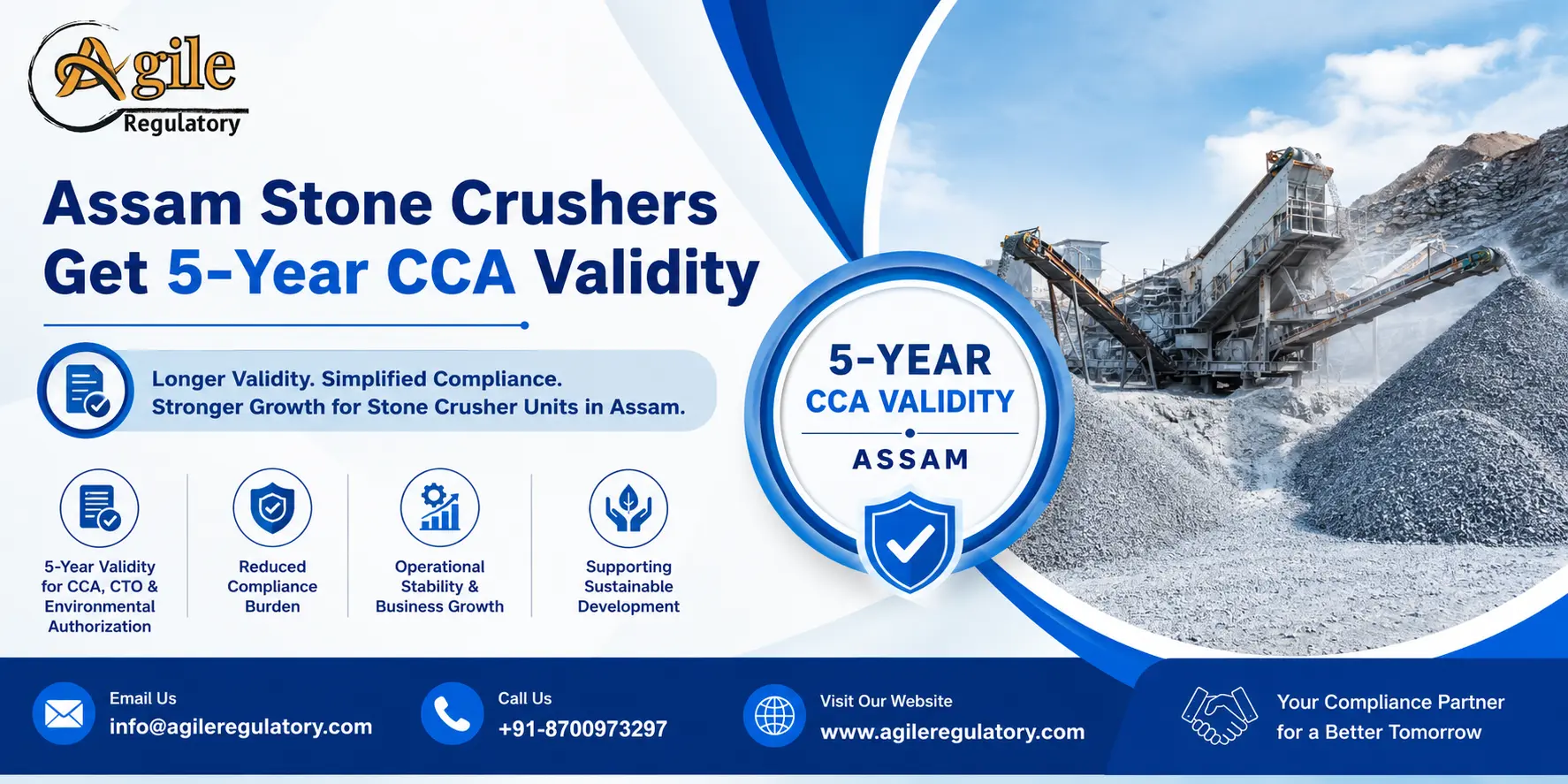 Assam Stone Crushers Get 5-Year CCA Validity