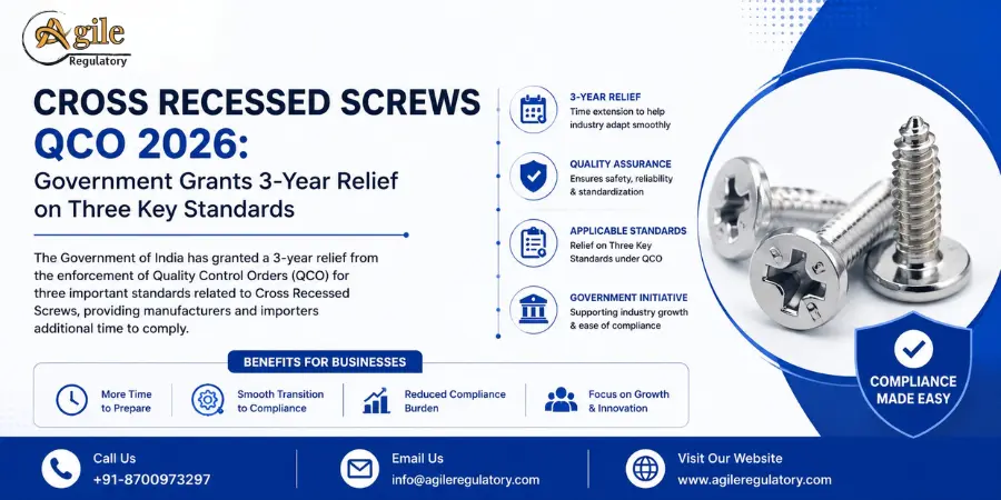 Cross Recessed Screws QCO 2026: Government Grants 3-Year Relief on Three Key Standards