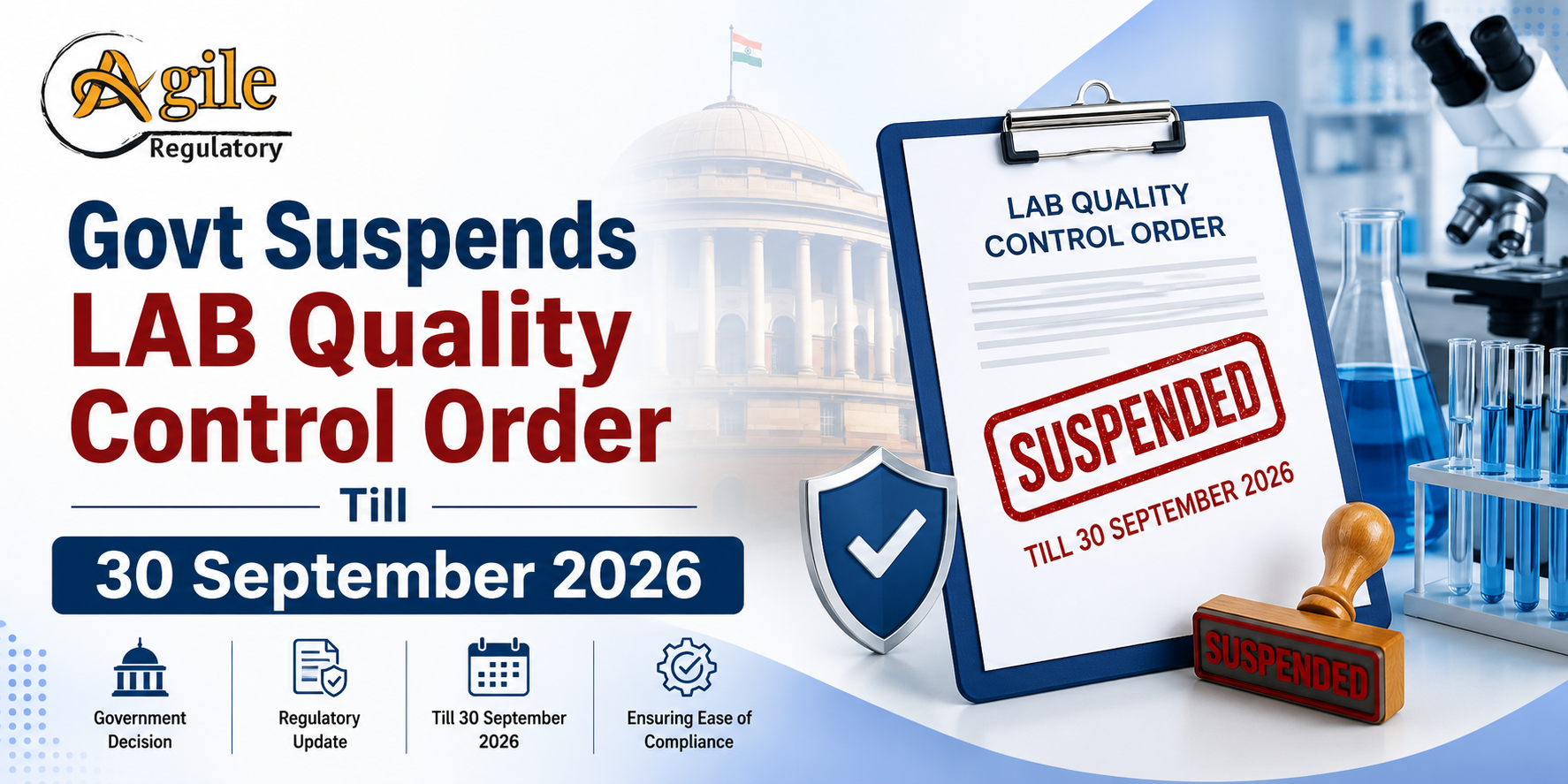 Govt Suspends LAB Quality Control 