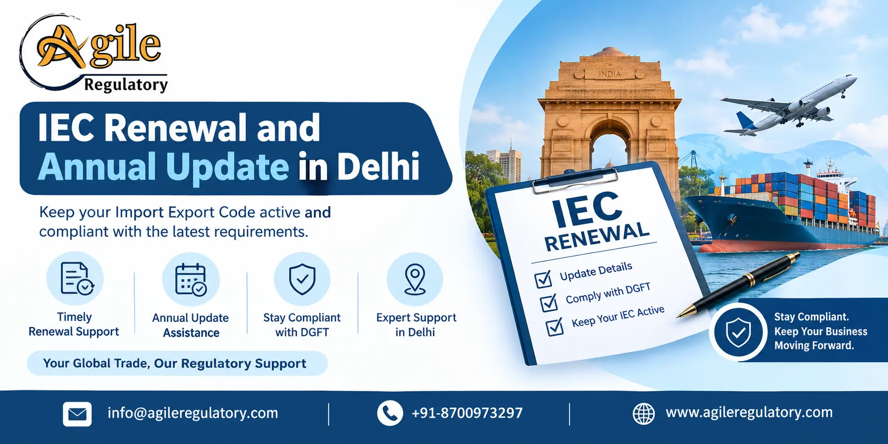 IEC Renewal and Annual Update in Delhi