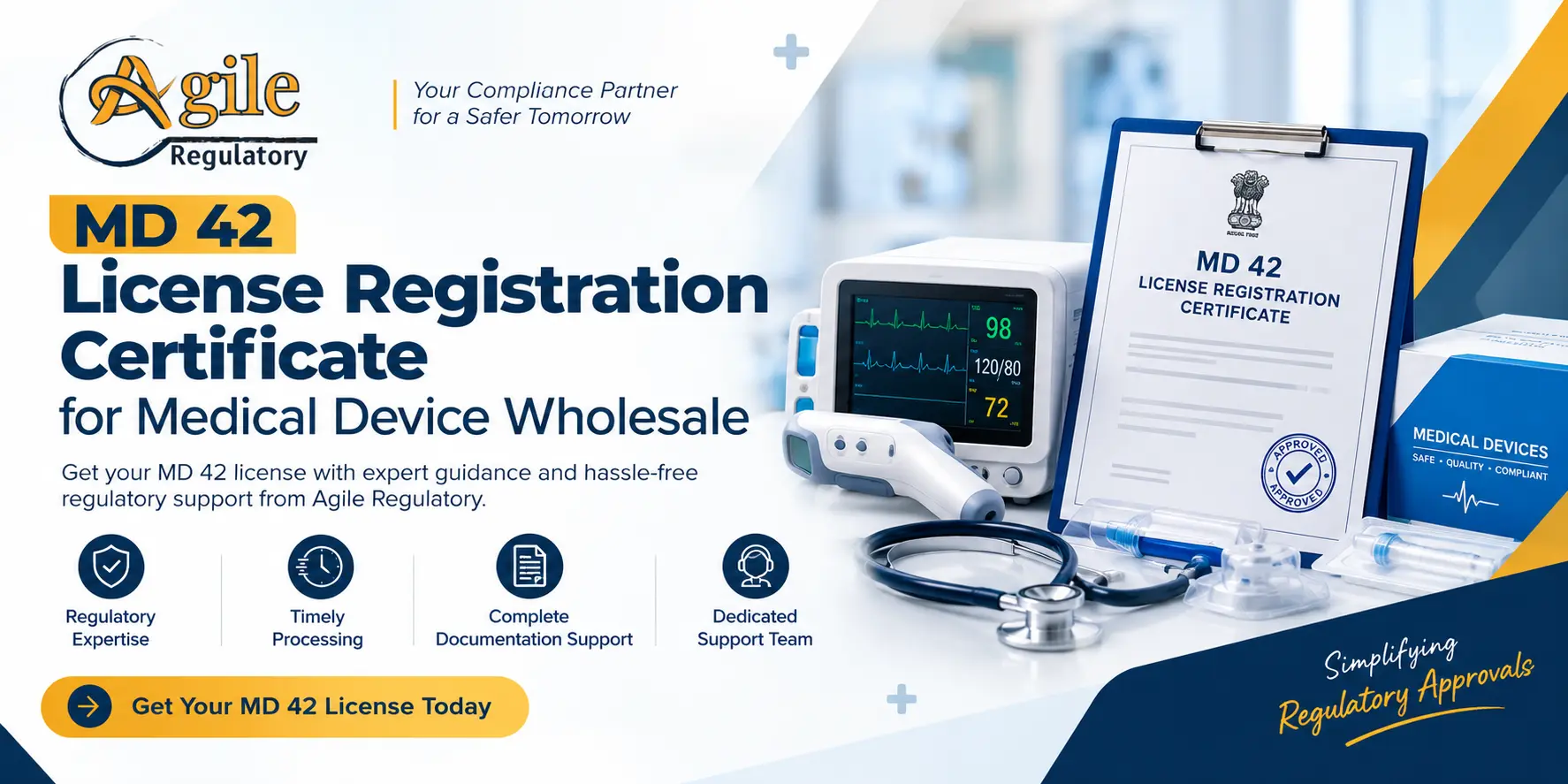 MD 42 License for Medical Device Wholesalers
