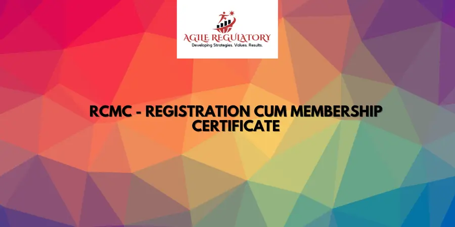 RCMC Certificate