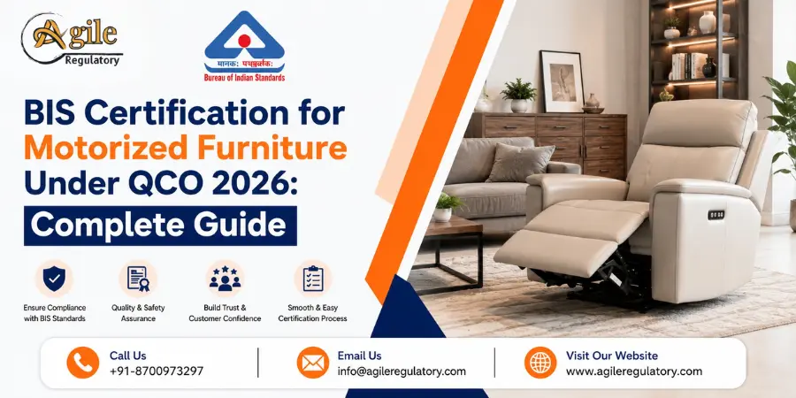 BIS Certification for Motorized Furniture Under QCO 2026: Complete Guide