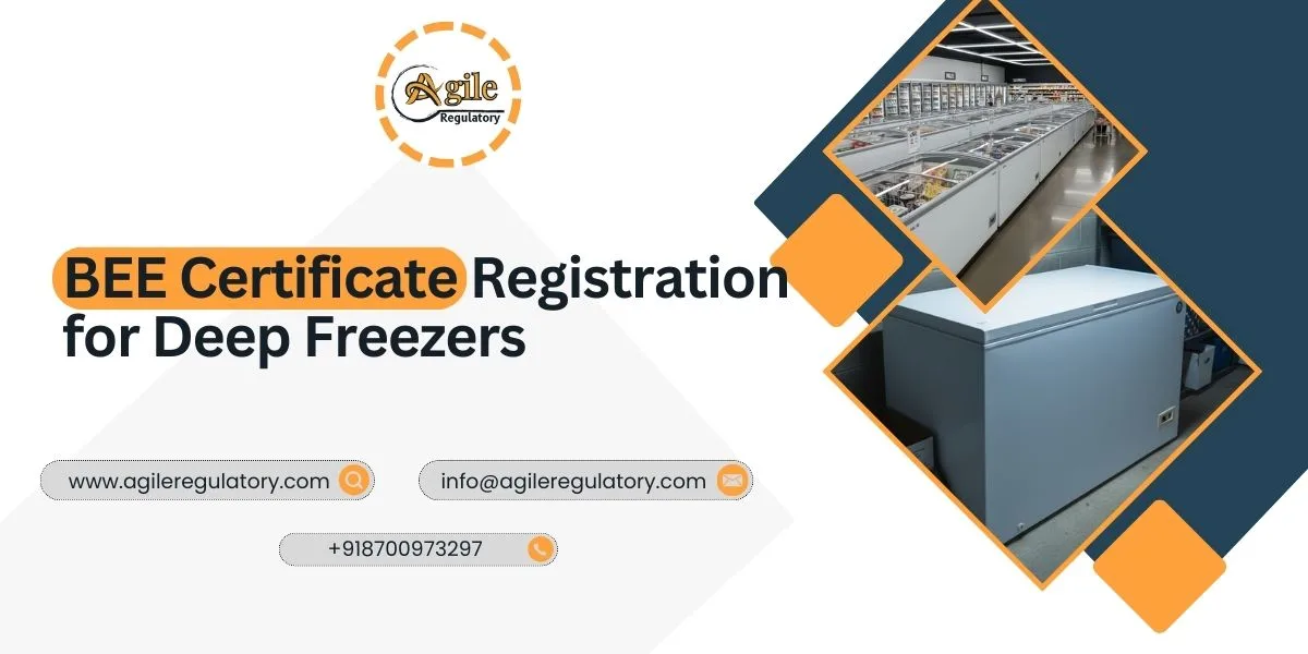 BEE Certificate Registration for Deep Freezers