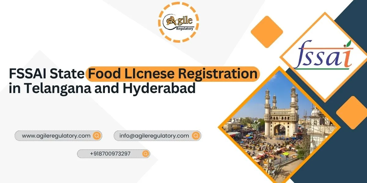 FSSAI State Food License Registration in Telangana and Hyderabad