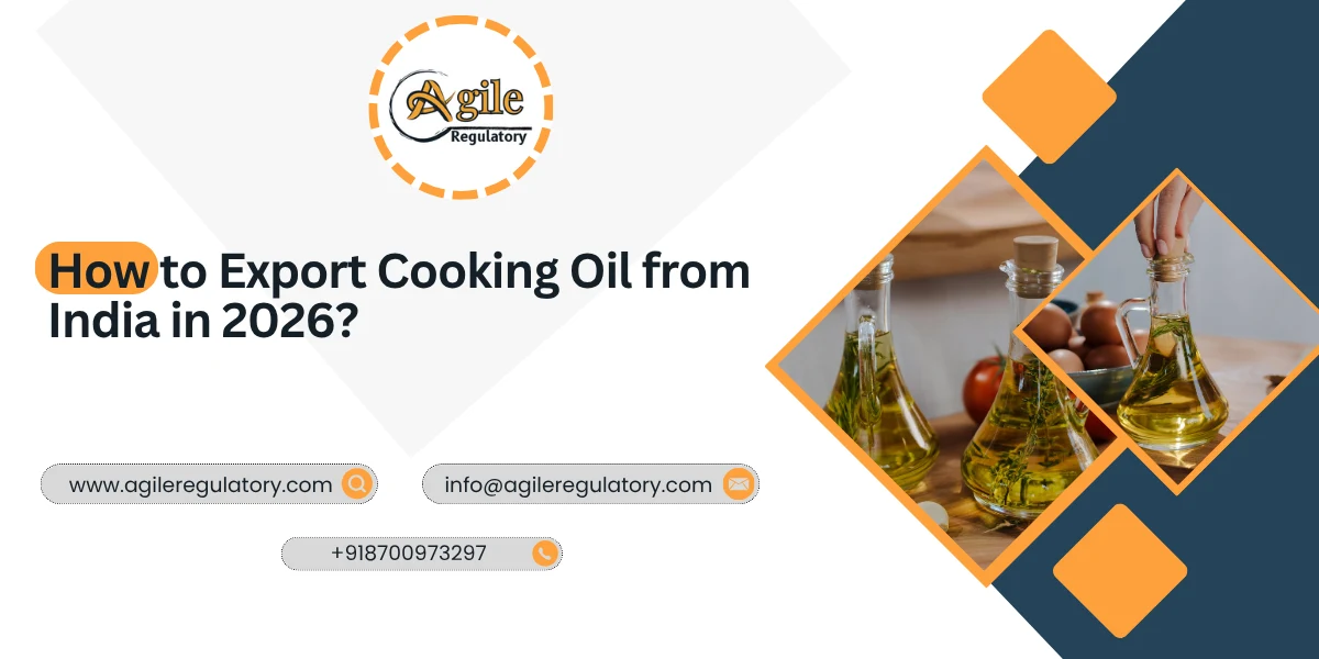  How to Export Cooking Oil from India in 2026?