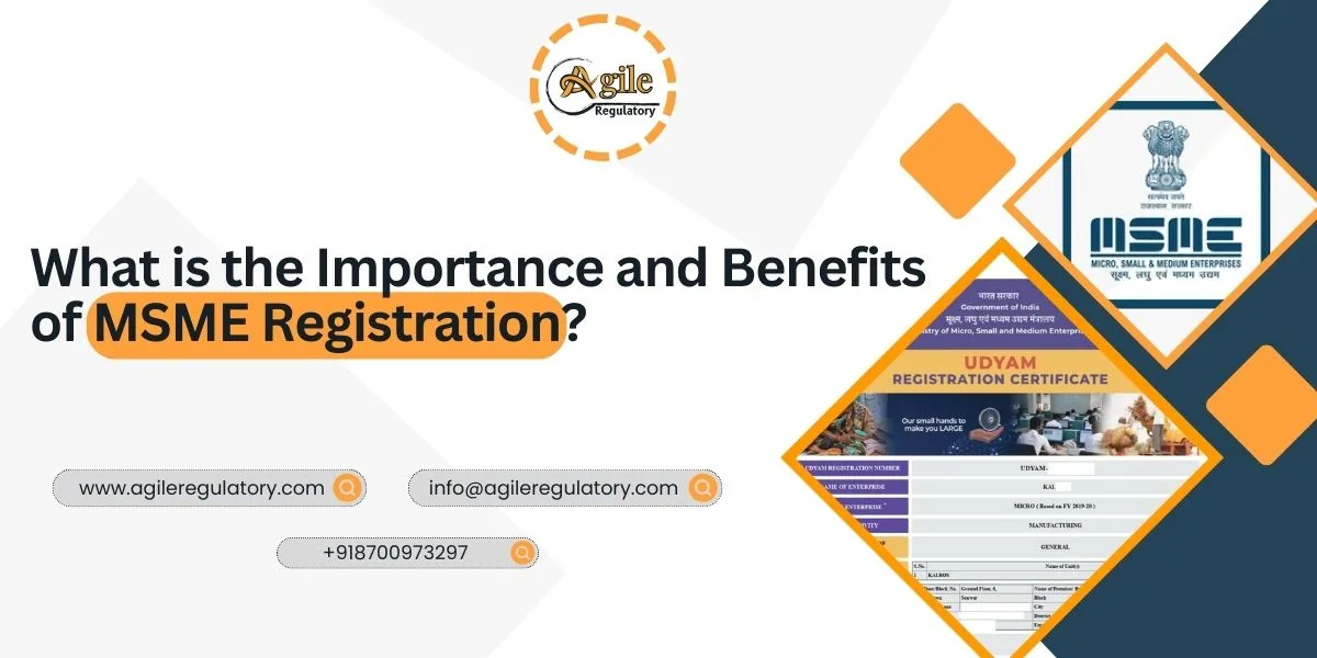 What is the Importance and Benefits of MSME Registration?